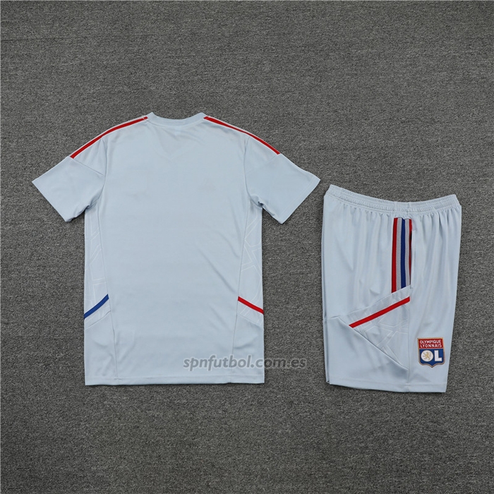 Chandal del Lyon Manga Corta 2022-2023 Gris - Pantalon Corto